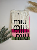 تیشرت باکسی miumiu نخ پنبه