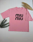 تیشرت باکسی miumiu نخ پنبه